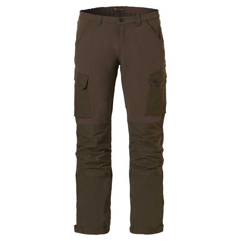 Rovince Flexline Pantaloni Uomo Verde Oliva - Tessuto Flessibile Con Trattamento Antizecche E Antizanzare, Tasche Con Cerniera